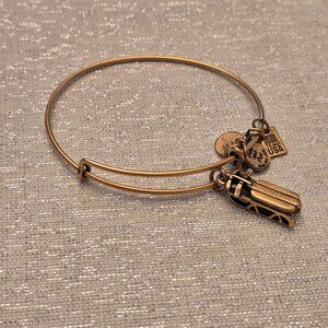 Alex and Ani TEAM USA SLED Gold Tone Charm Bracelet - NWOT